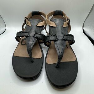 OTBT Celestial Black Sandals